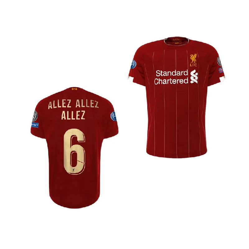 Liverpool ALLEZ ALLEZ ALLEZ Youth 19/20 Red Jersey